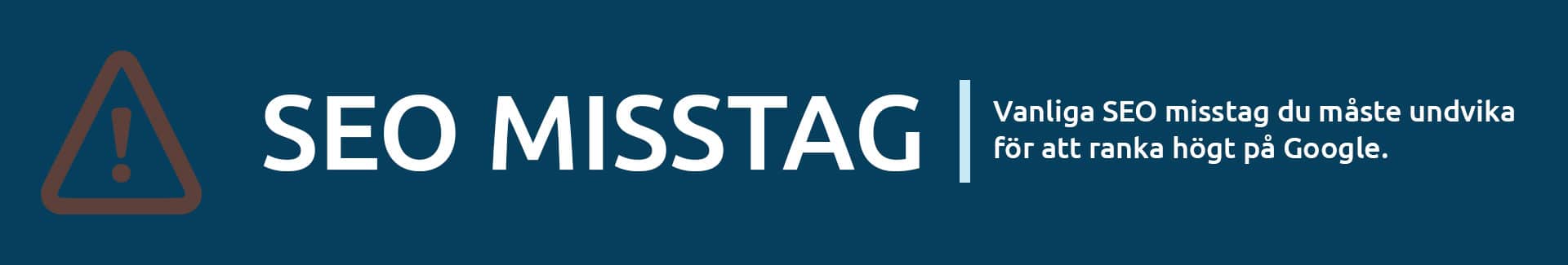 seo-misstag