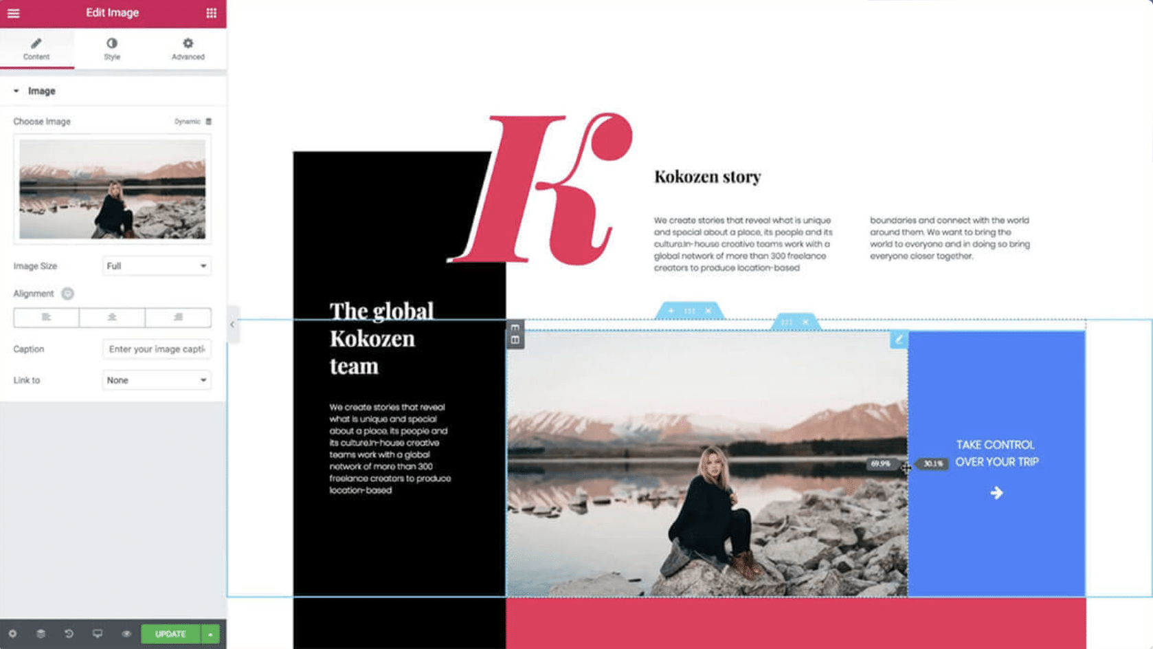 page builder hemsida